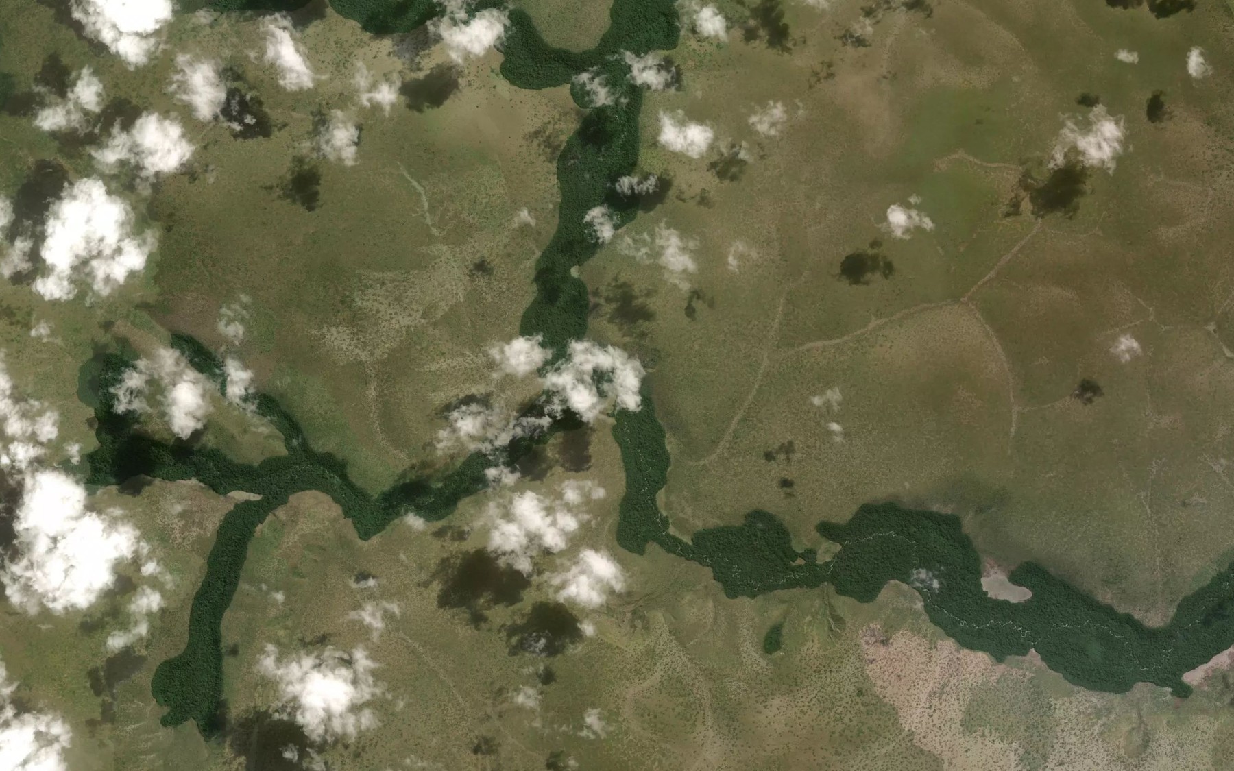 Satellite map of the Mpini
