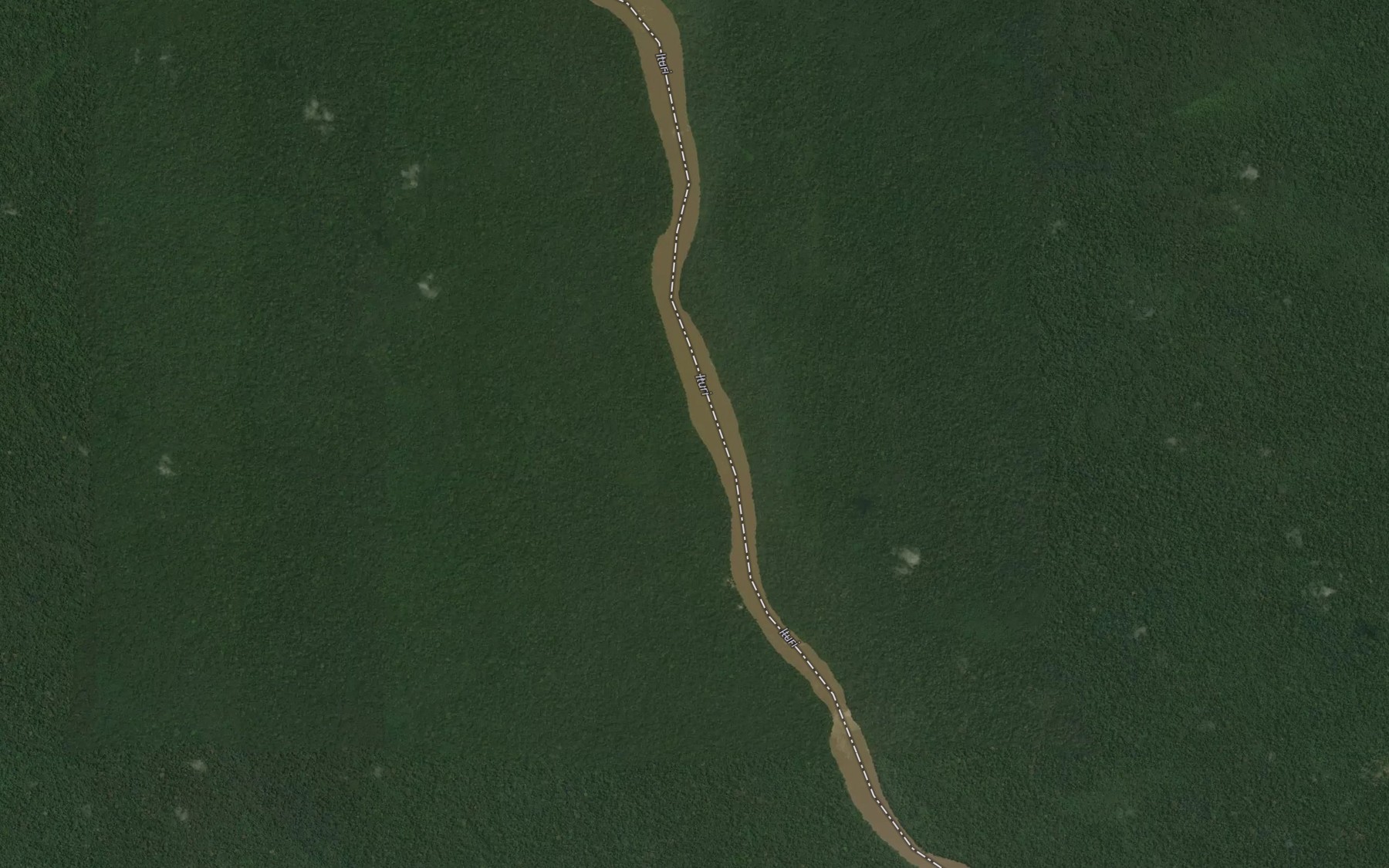 Satellite map of the Angoko