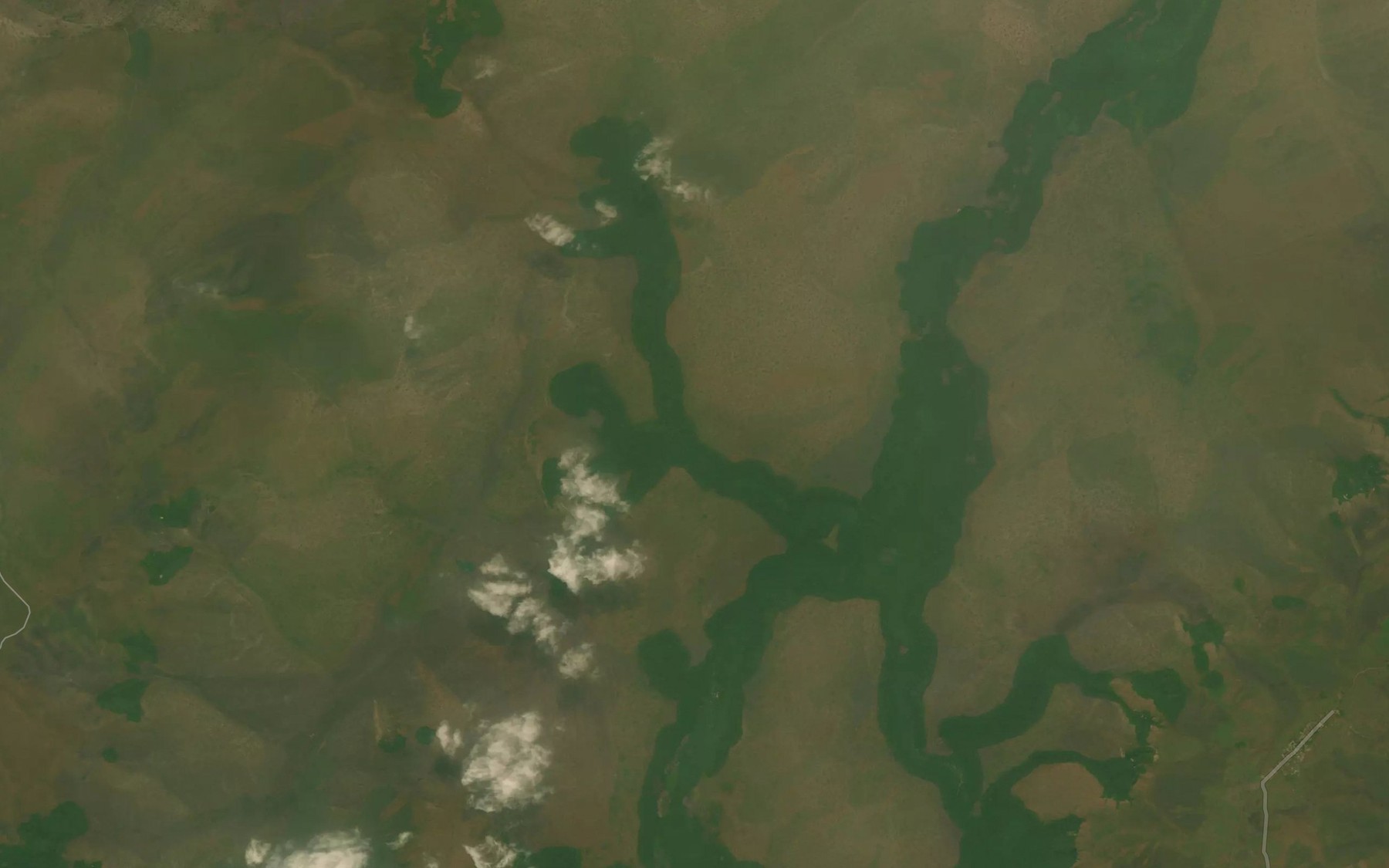 Satellite map of the Ntsimou