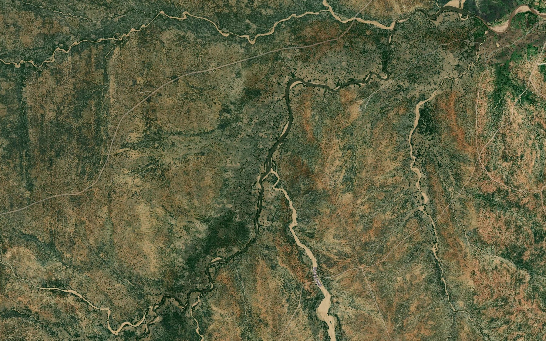 Satellite map of the Koynyanga
