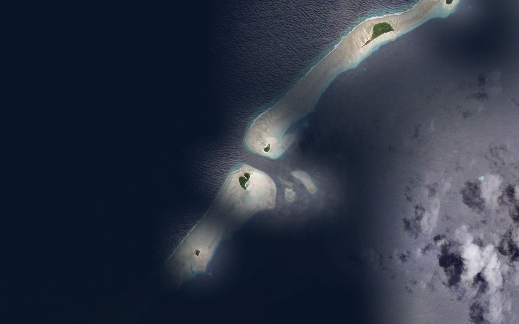 Satellite map of the Unitaa Passage