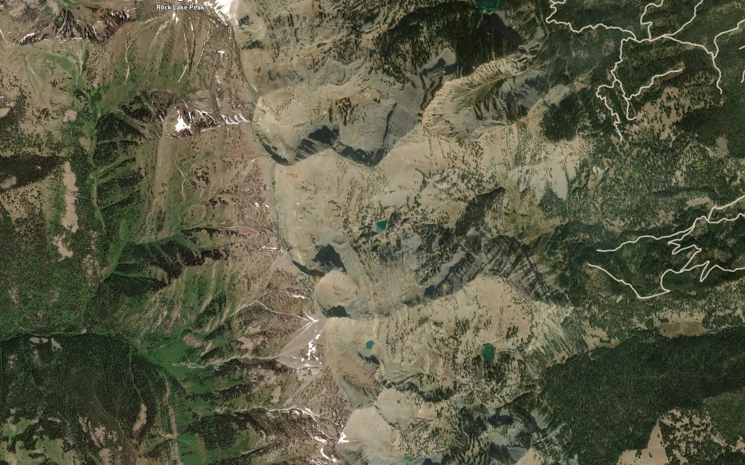 South Three Forks Lakes