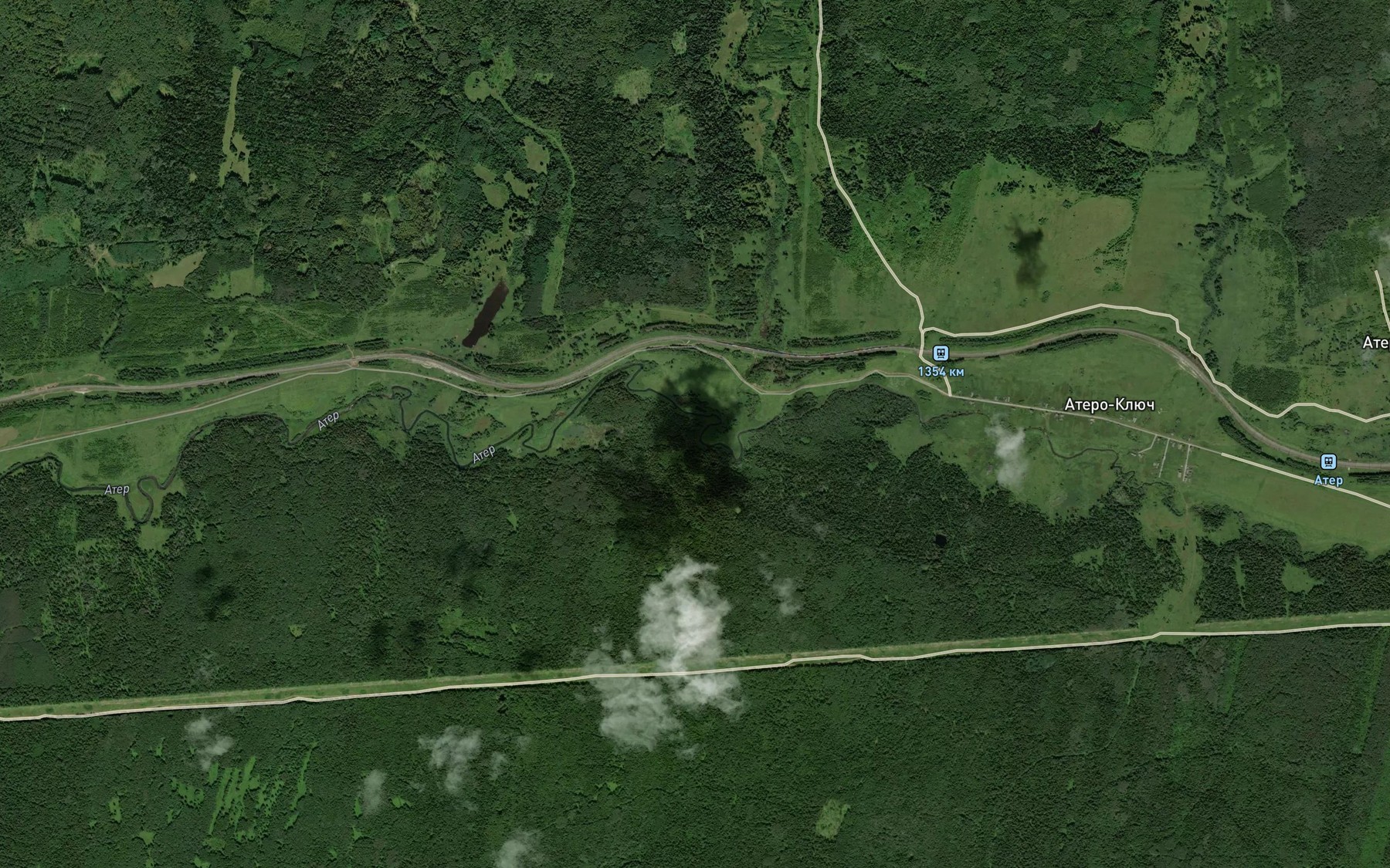 Satellite map of the Kaltayevka