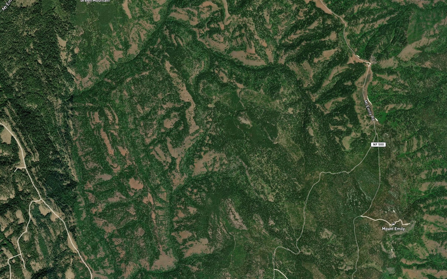 Satellite map of the S S Spring