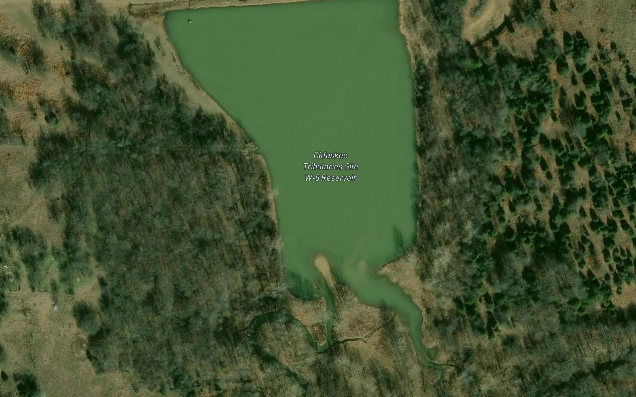 Okfuskee Tributaries Site W-5 Reservoir