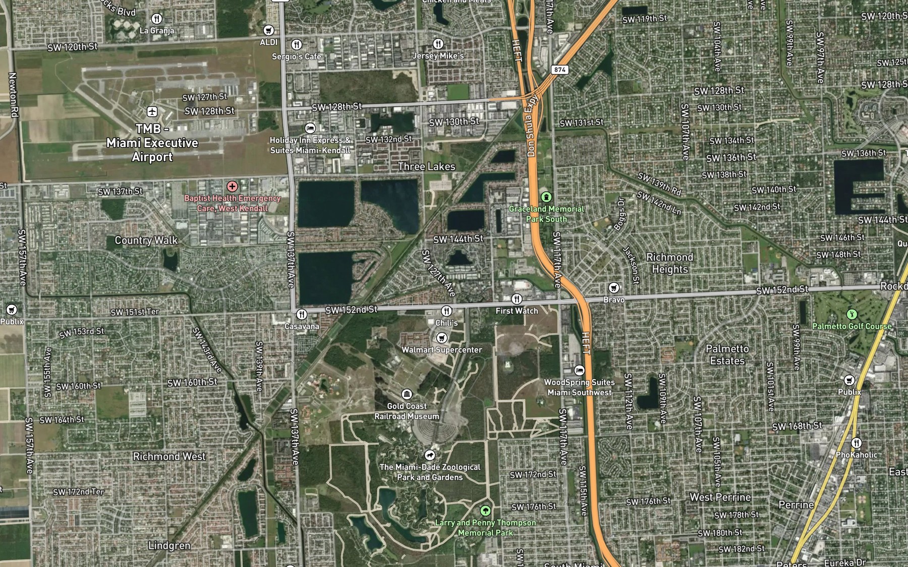 Satellite map of the Bel Aire Canal Number C 1-N
