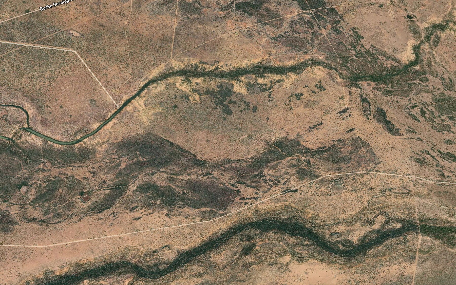 Satellite map of the Bayswater Creek