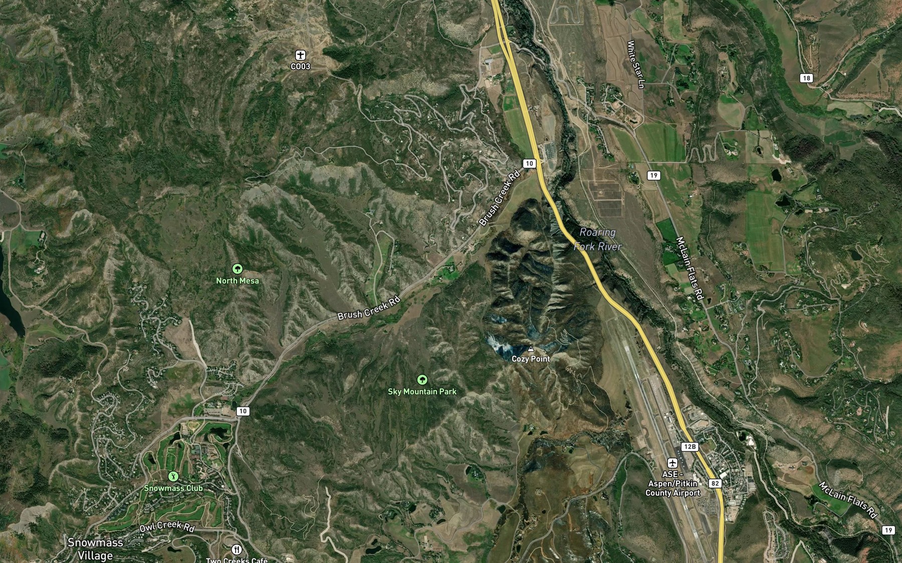 Satellite map of the Lemond Ditch