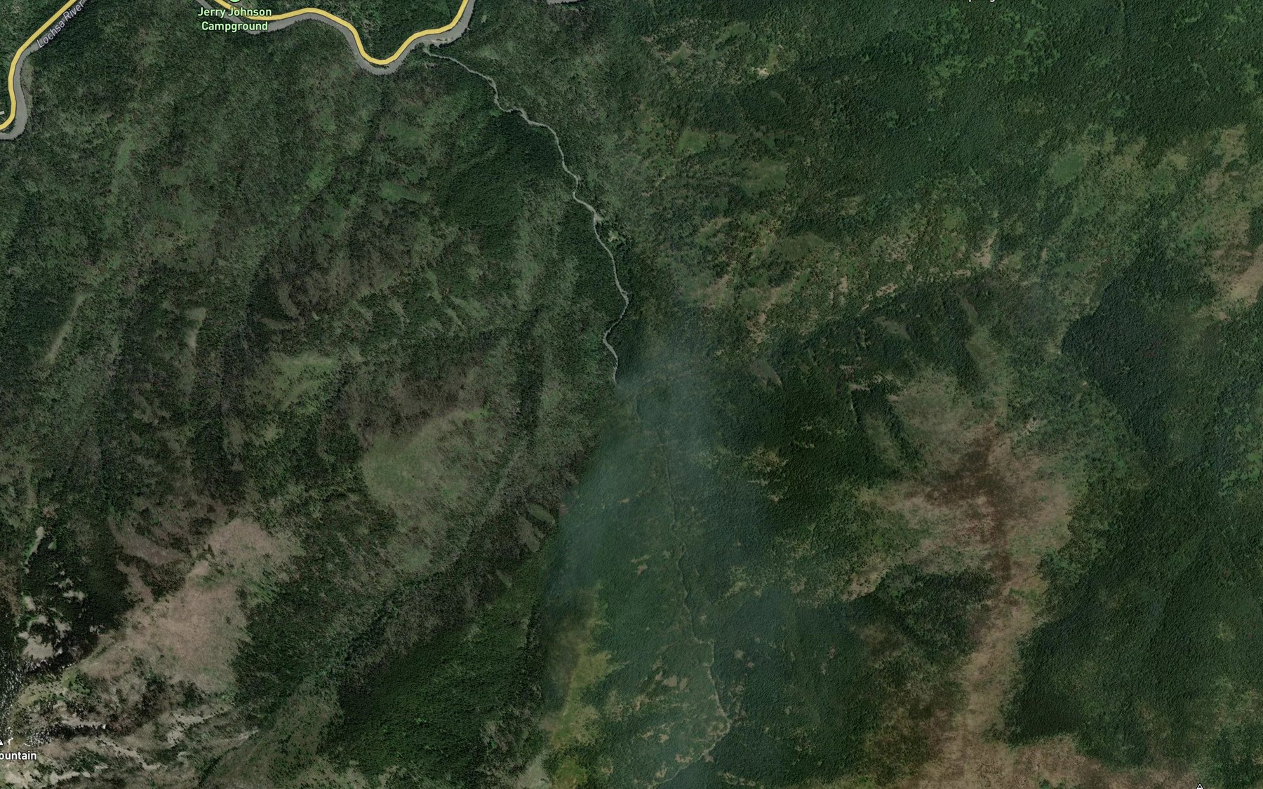 Satellite map of the Cooperation Creek