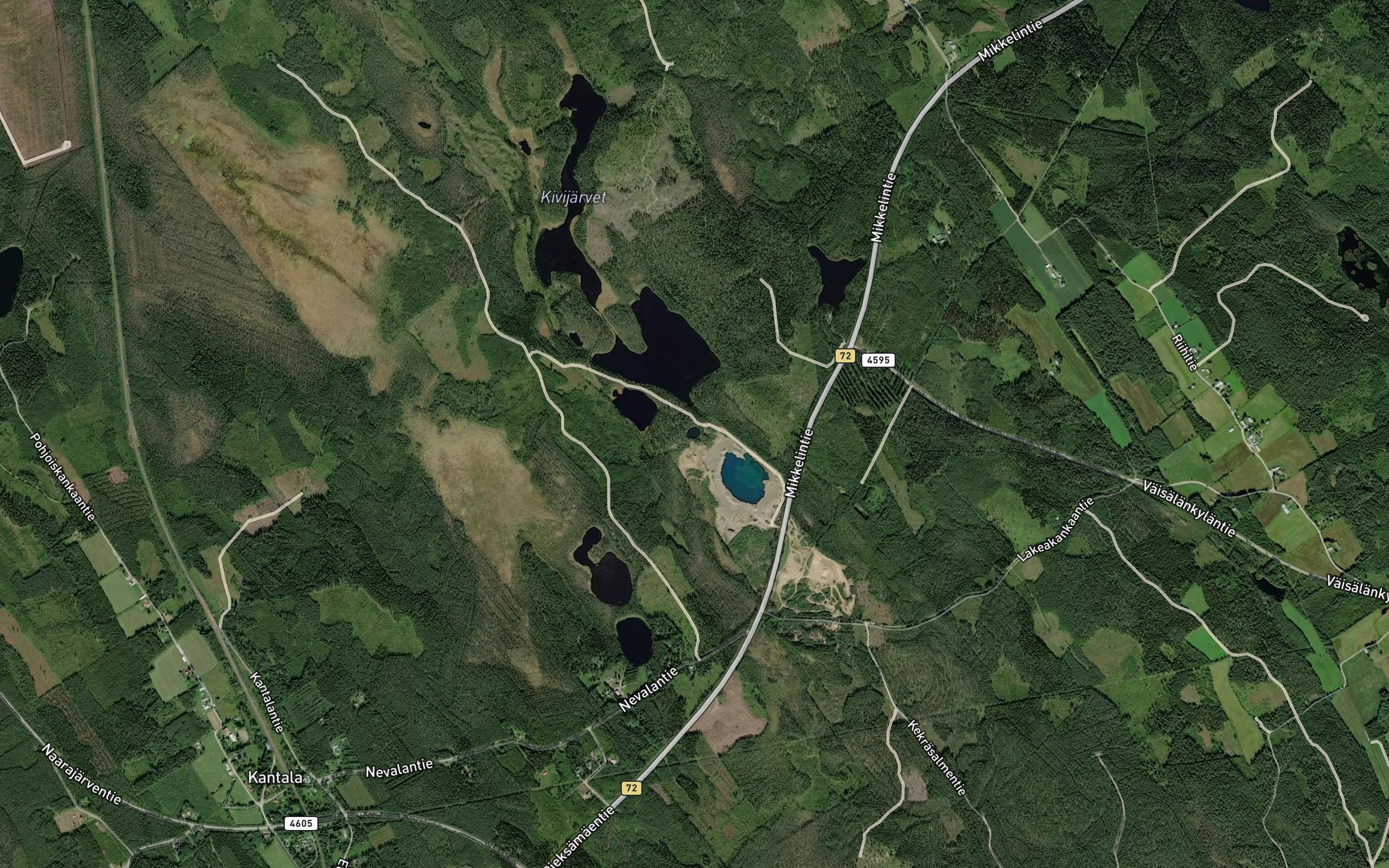 Satellite map of the Pirunsilma