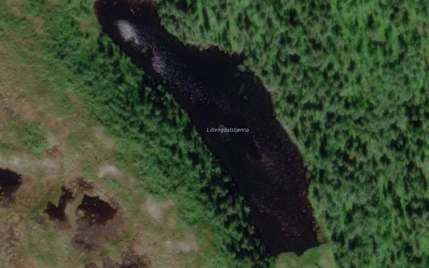 Satellite map of the Litlengdalstjonna