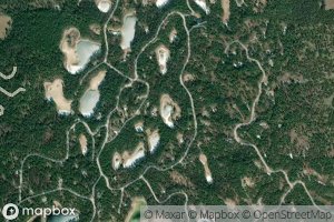 Satellite map of the Ann Lake