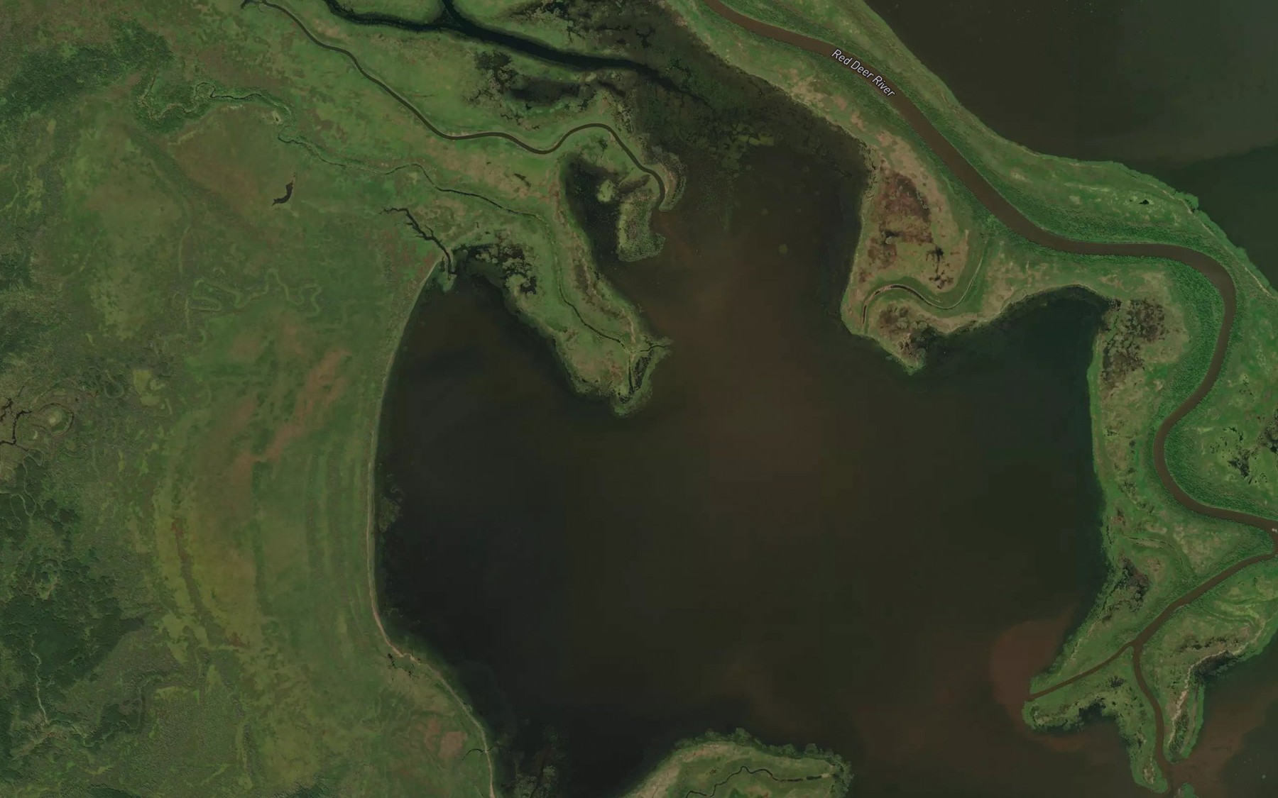 Satellite map of the Armit River