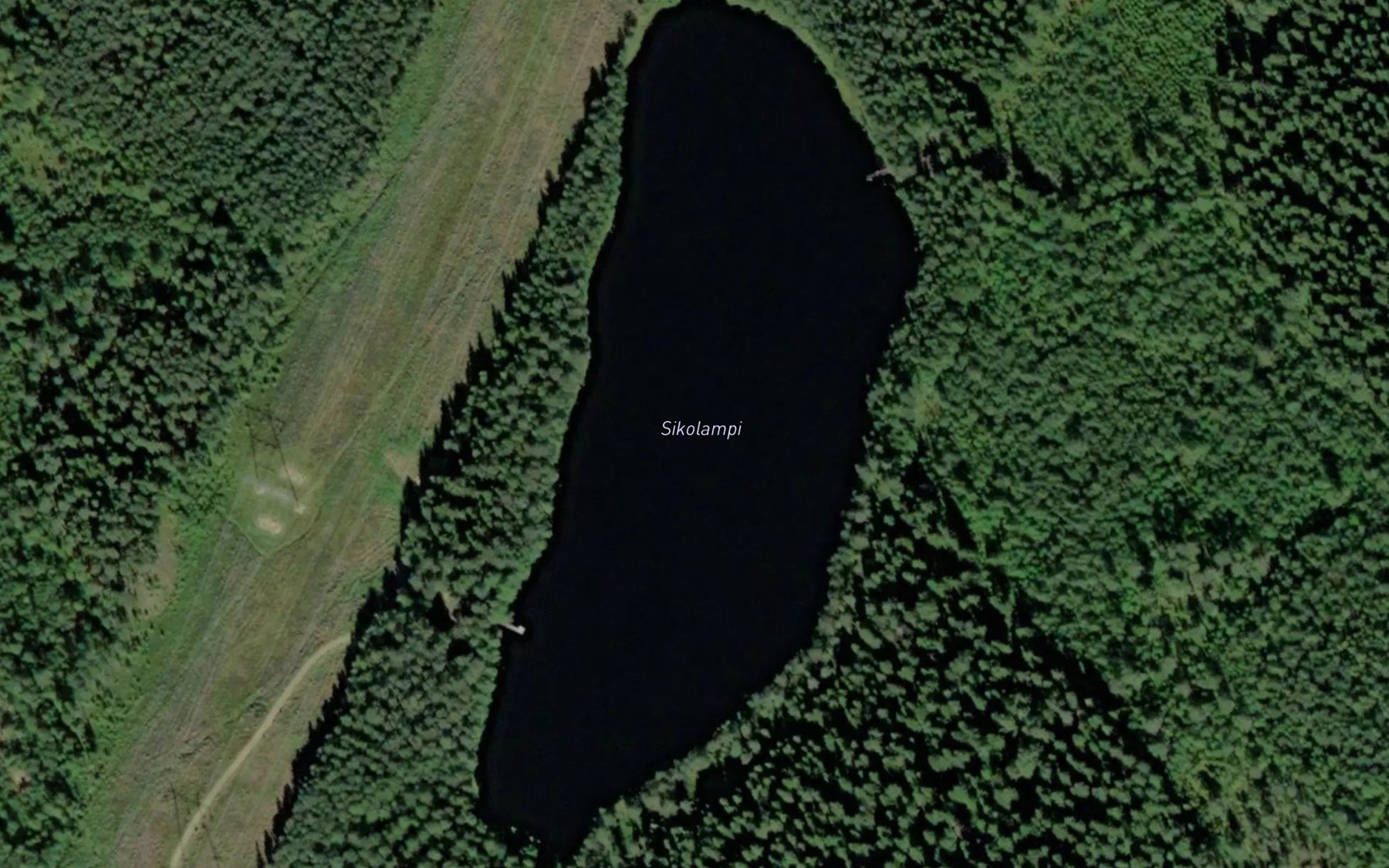 Satellite map of the Sikolampi