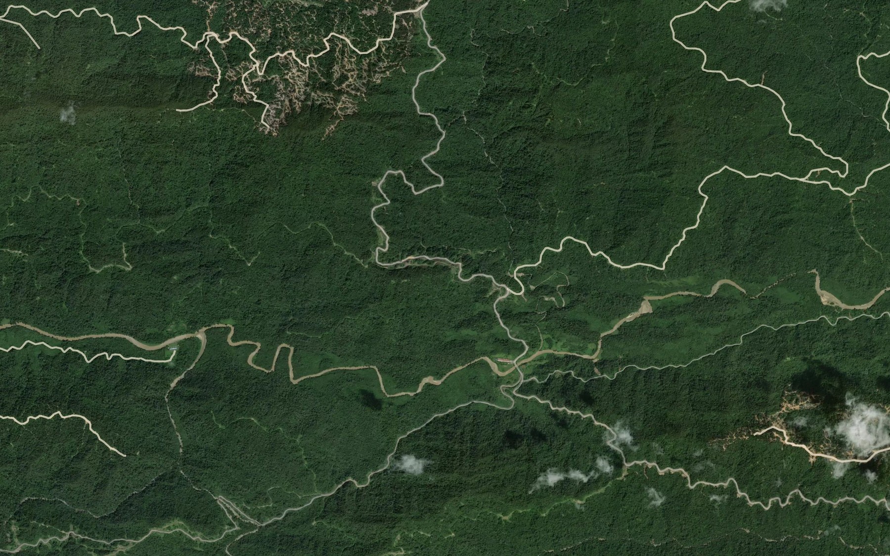 Satellite map of the Sungai Tanyit