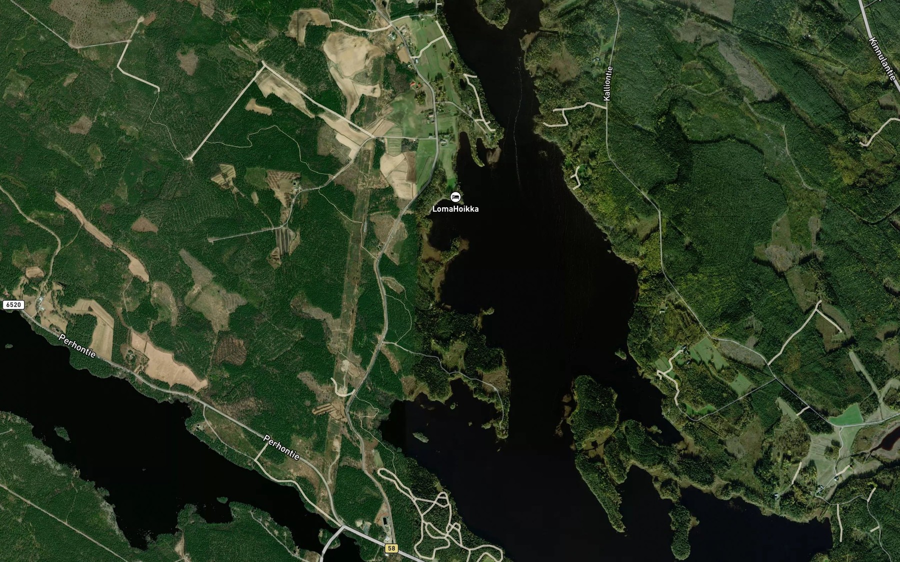 Satellite map of the Meikunlahti