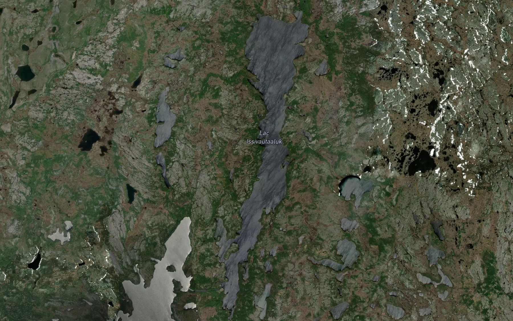 Satellite map of the Lac Issivautaaluk