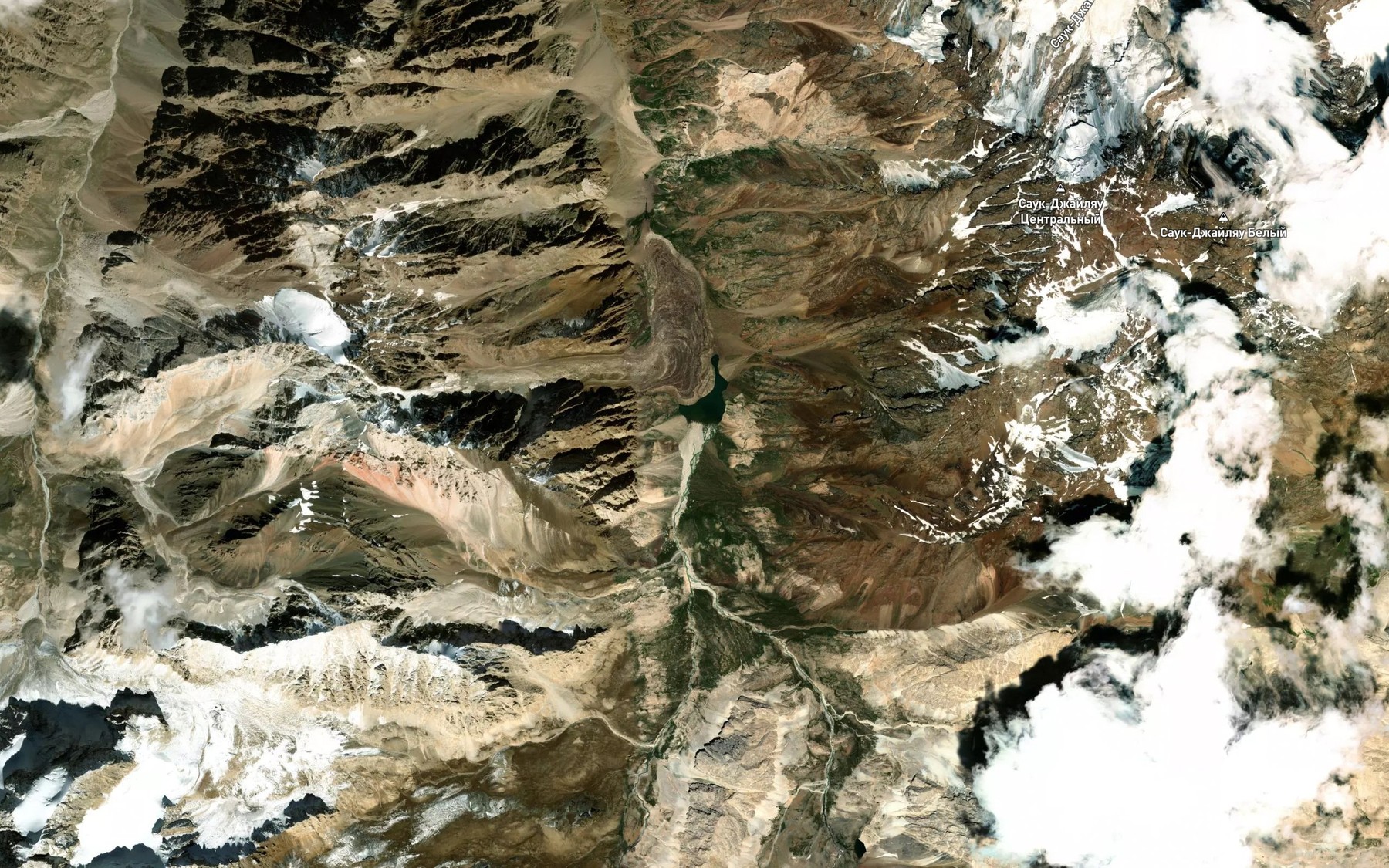 Satellite map of the Ozero Kara-Kaban-Kel'