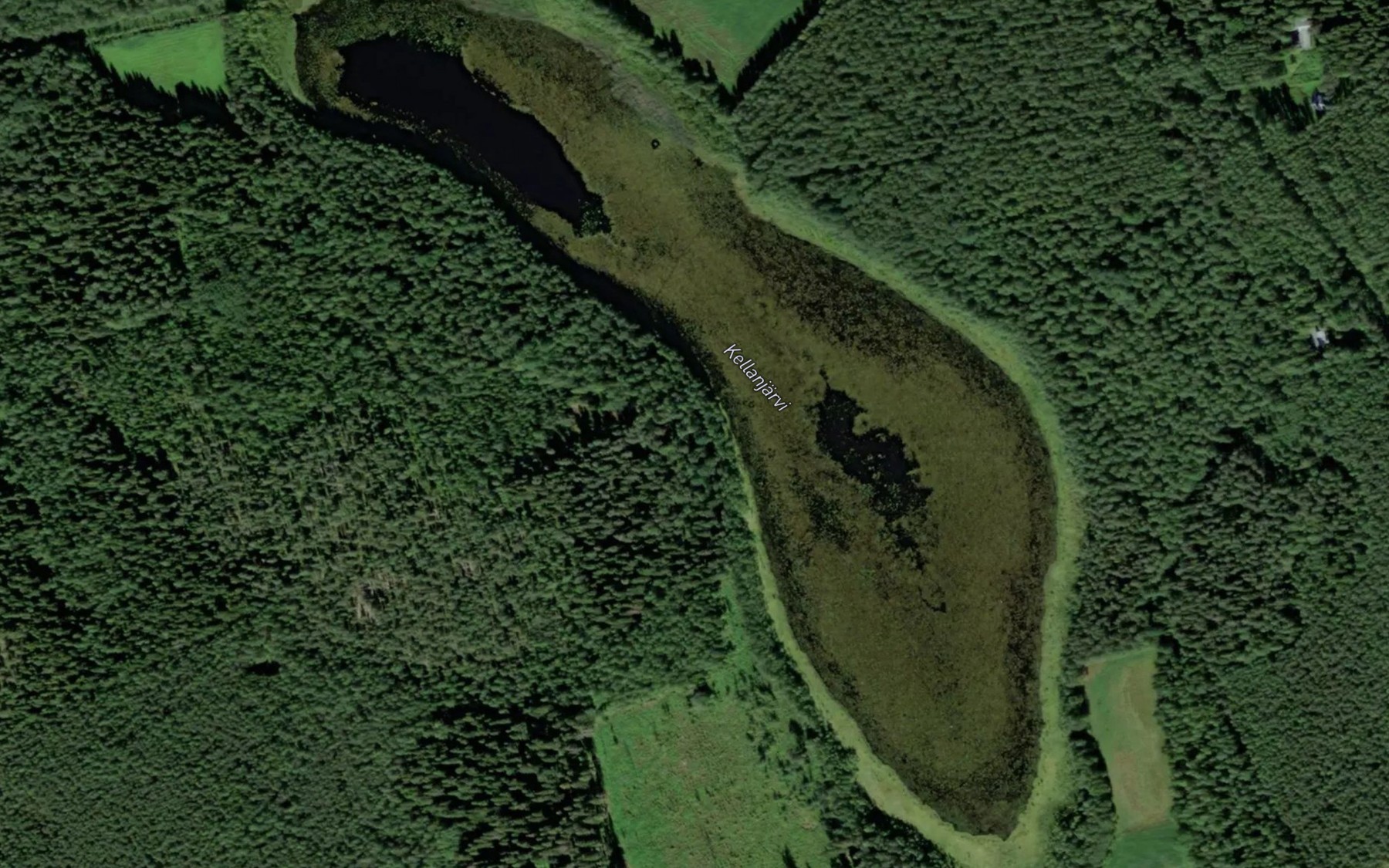 Satellite map of the Kellanjarvi