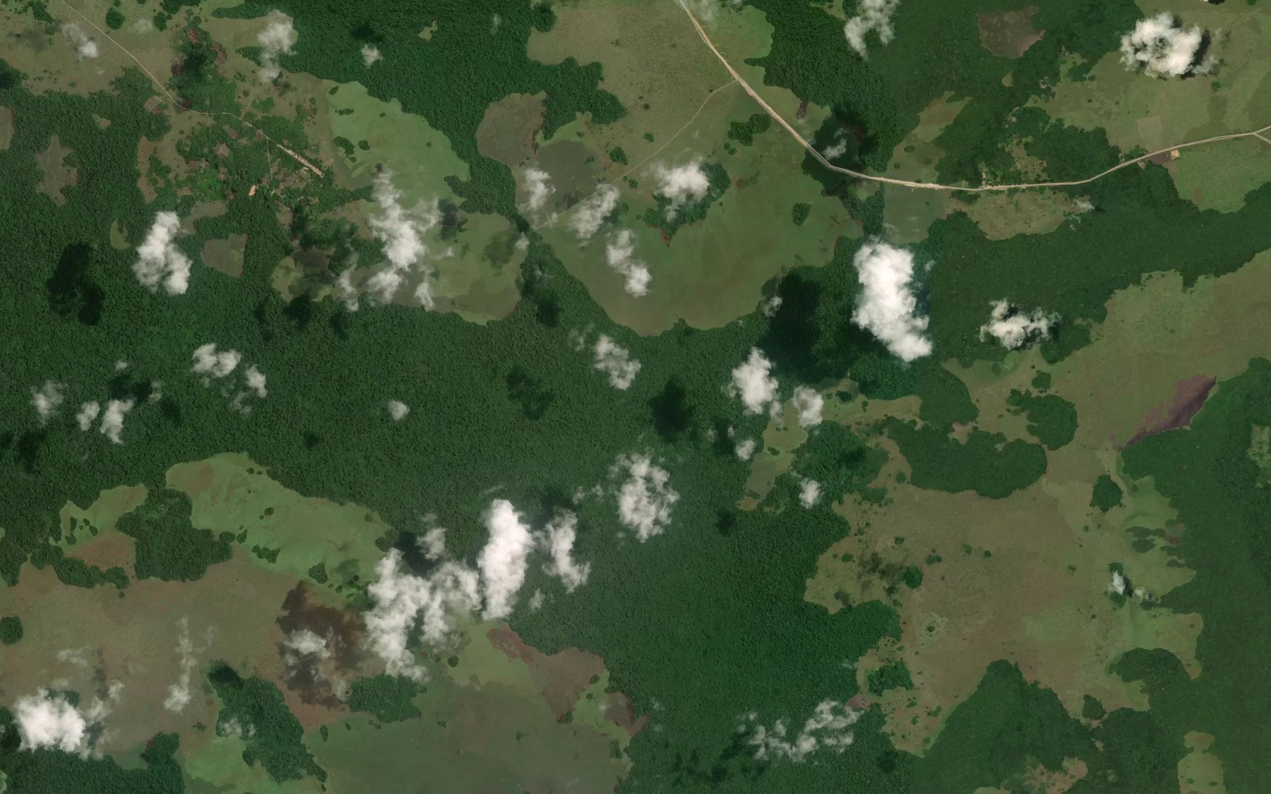 Satellite map of the Elou