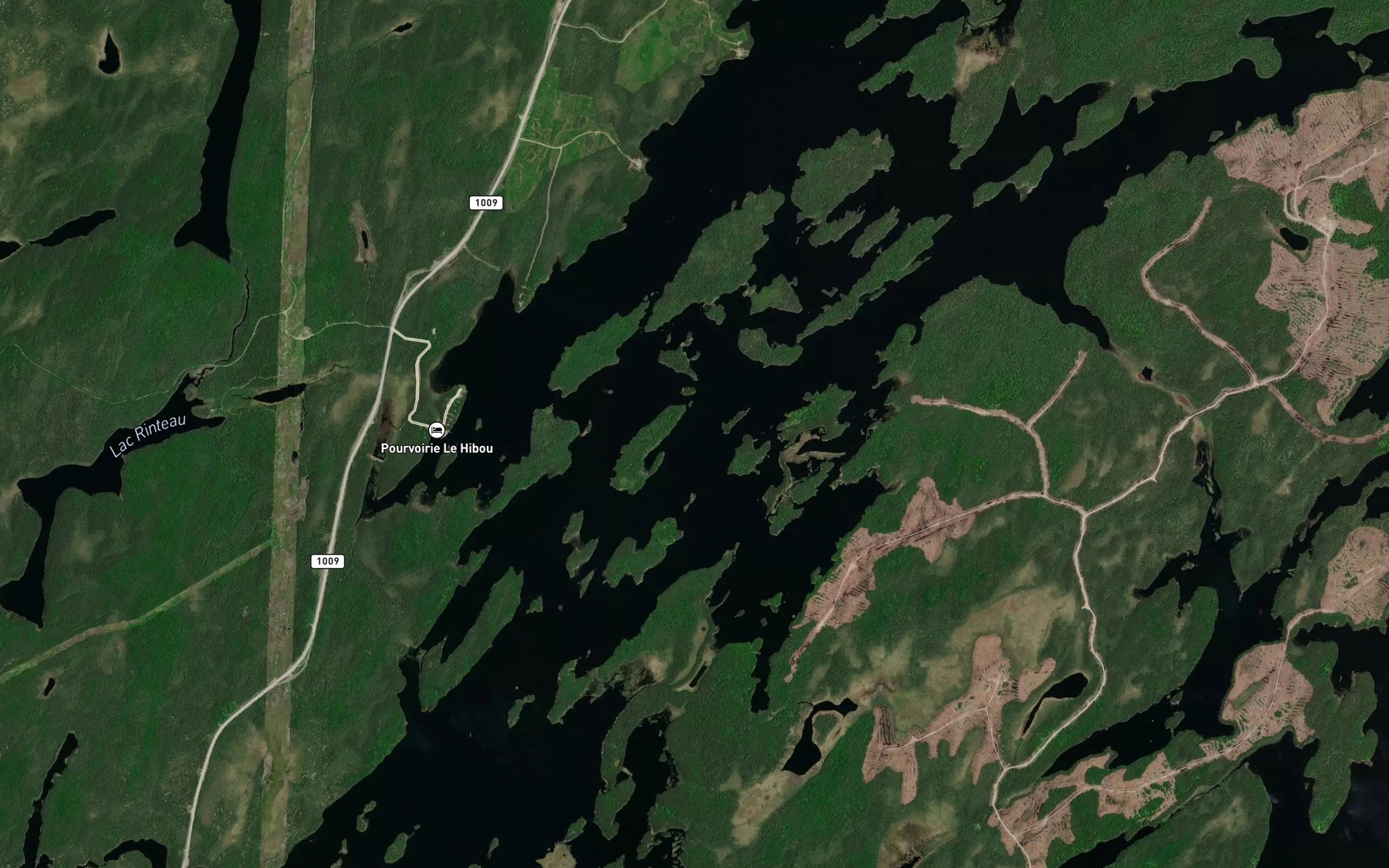 Satellite map of the Baie Adolphe-Poisson