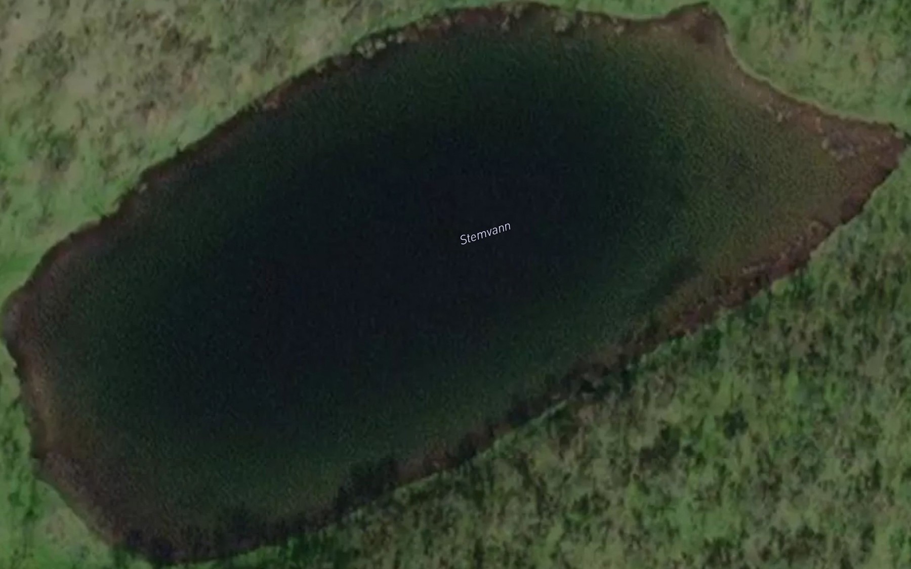 Satellite map of the Stemvatn