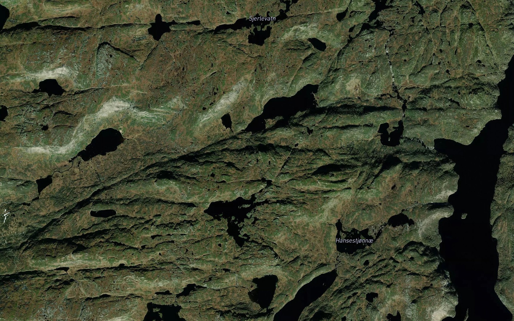 Satellite map of the Oyvassbekken