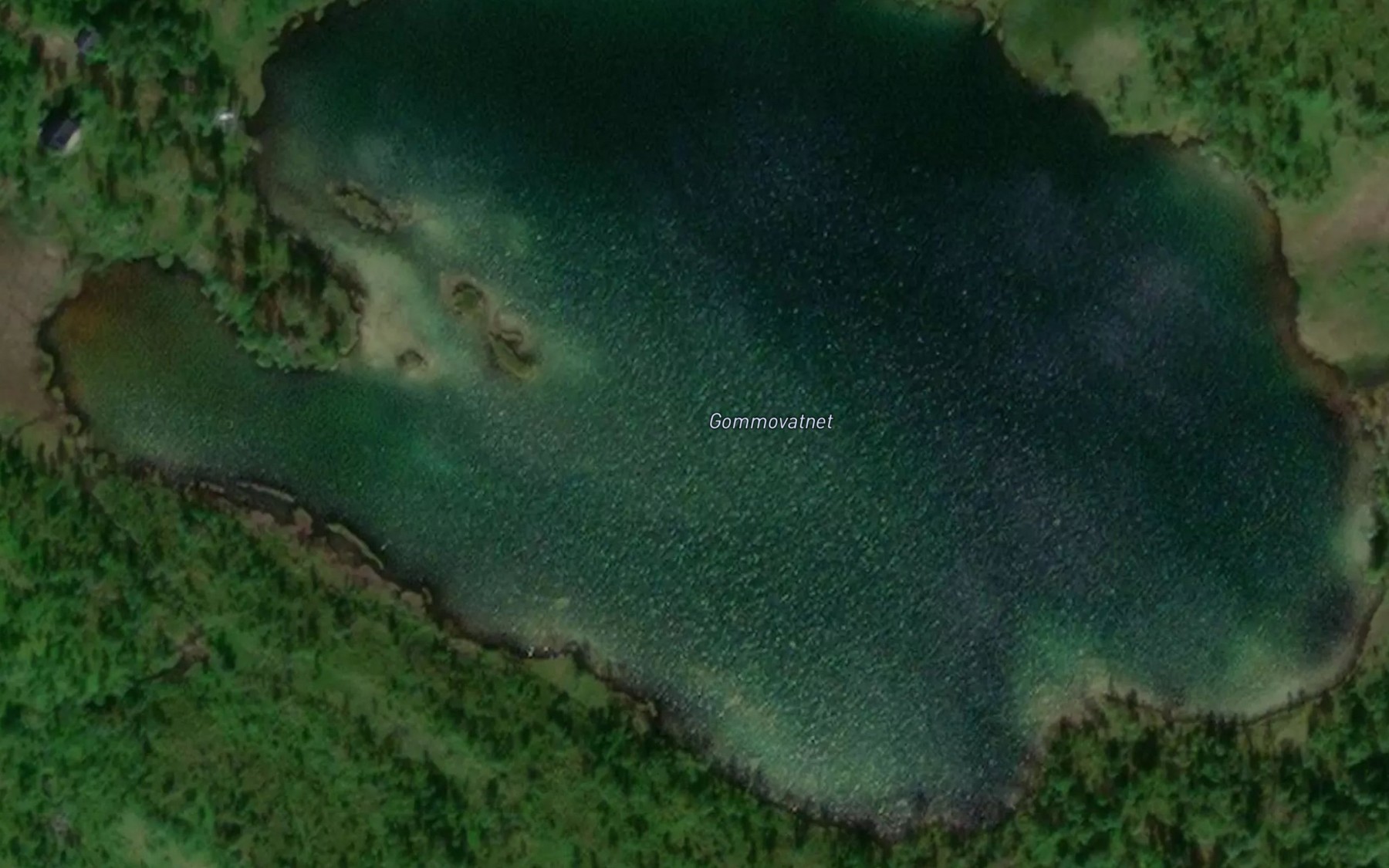 Satellite map of the Gommovatnet