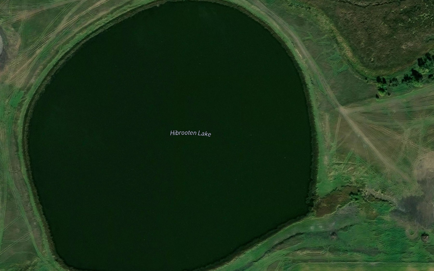 Satellite map of the Hibrooten Lake