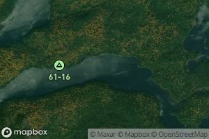 Satellite map of the Lac Laspron
