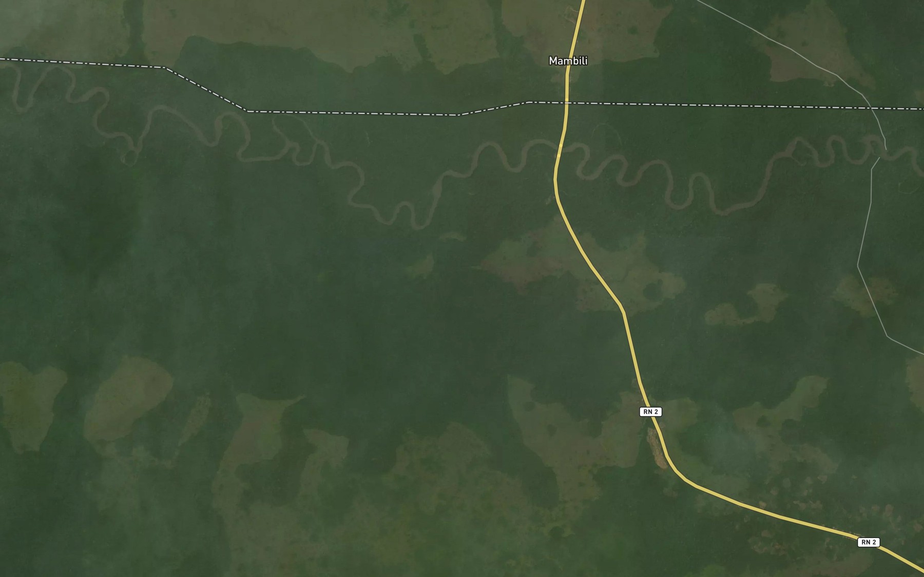 Satellite map of the Ounionba