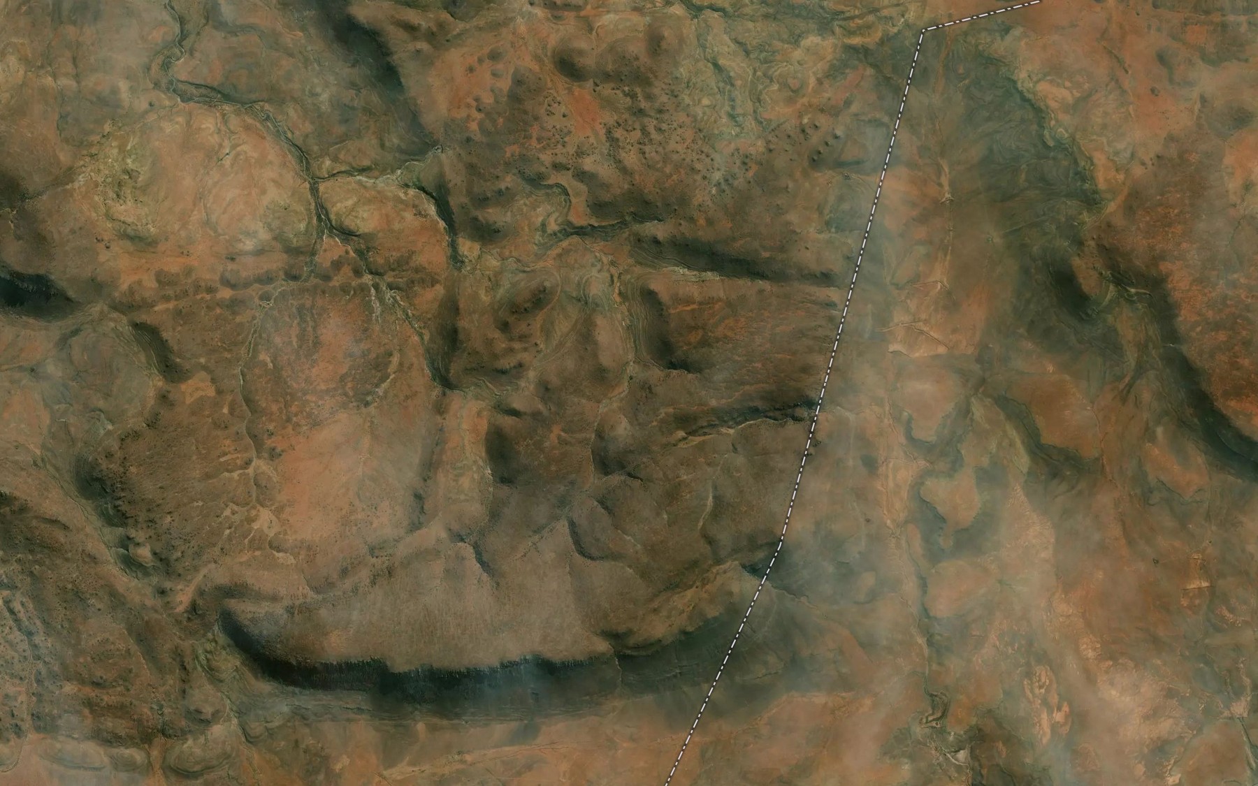 Satellite map of the Langkloof