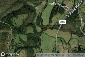 Satellite map of the Sweetwater Creek