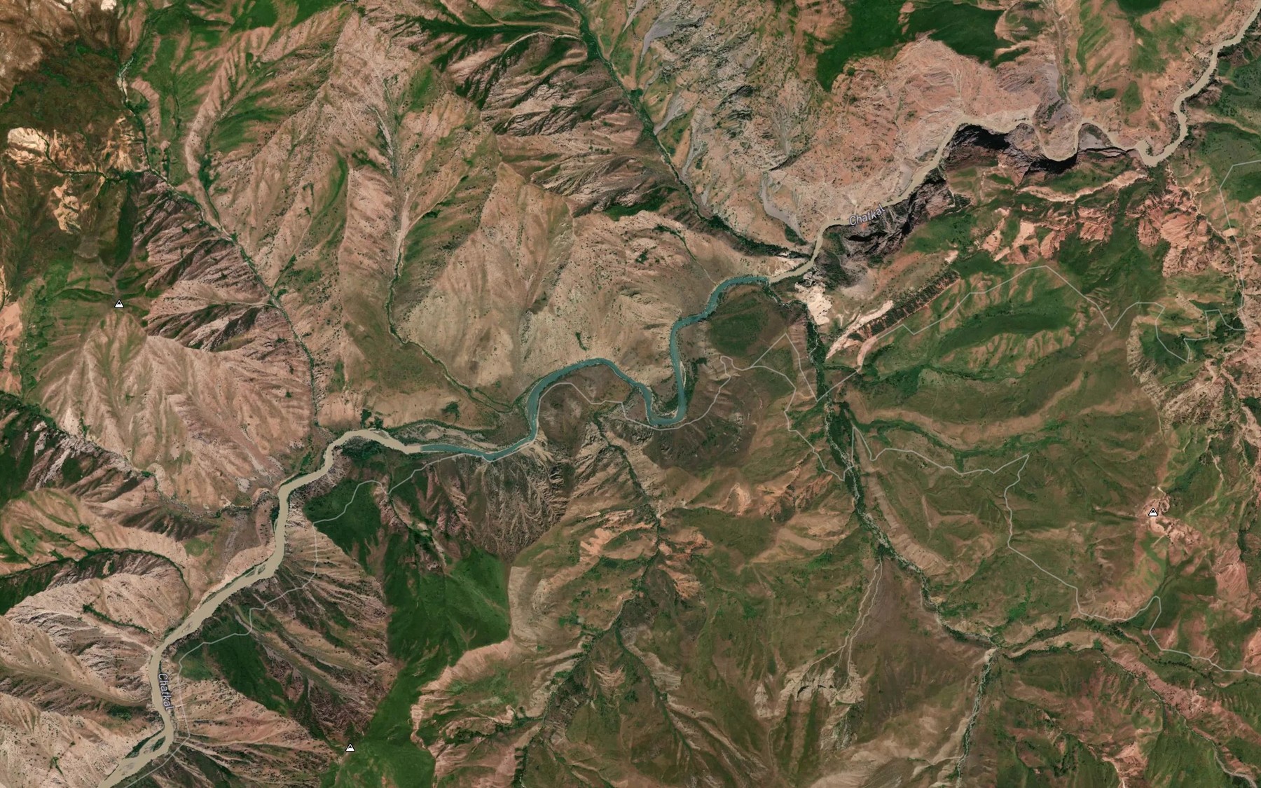 Satellite map of the Kek-Kam