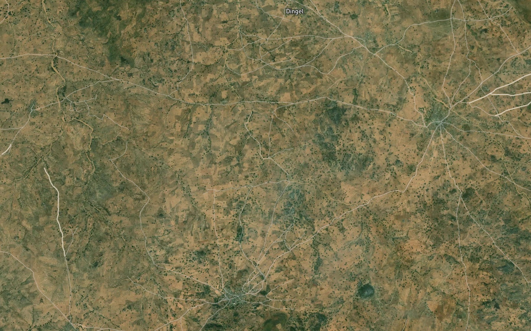 Satellite map of the Lake Kitikiti