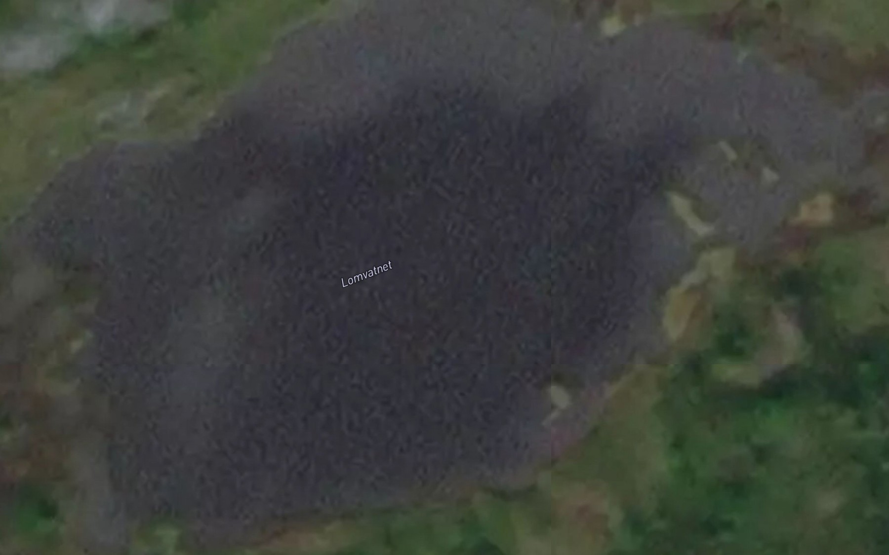 Satellite map of the Lomvatnet