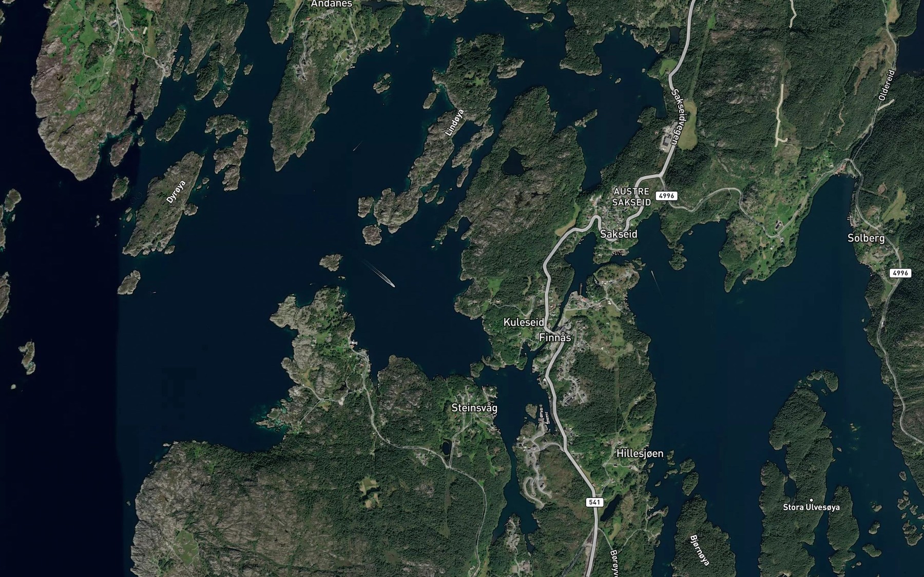 Satellite map of the Mekjevik