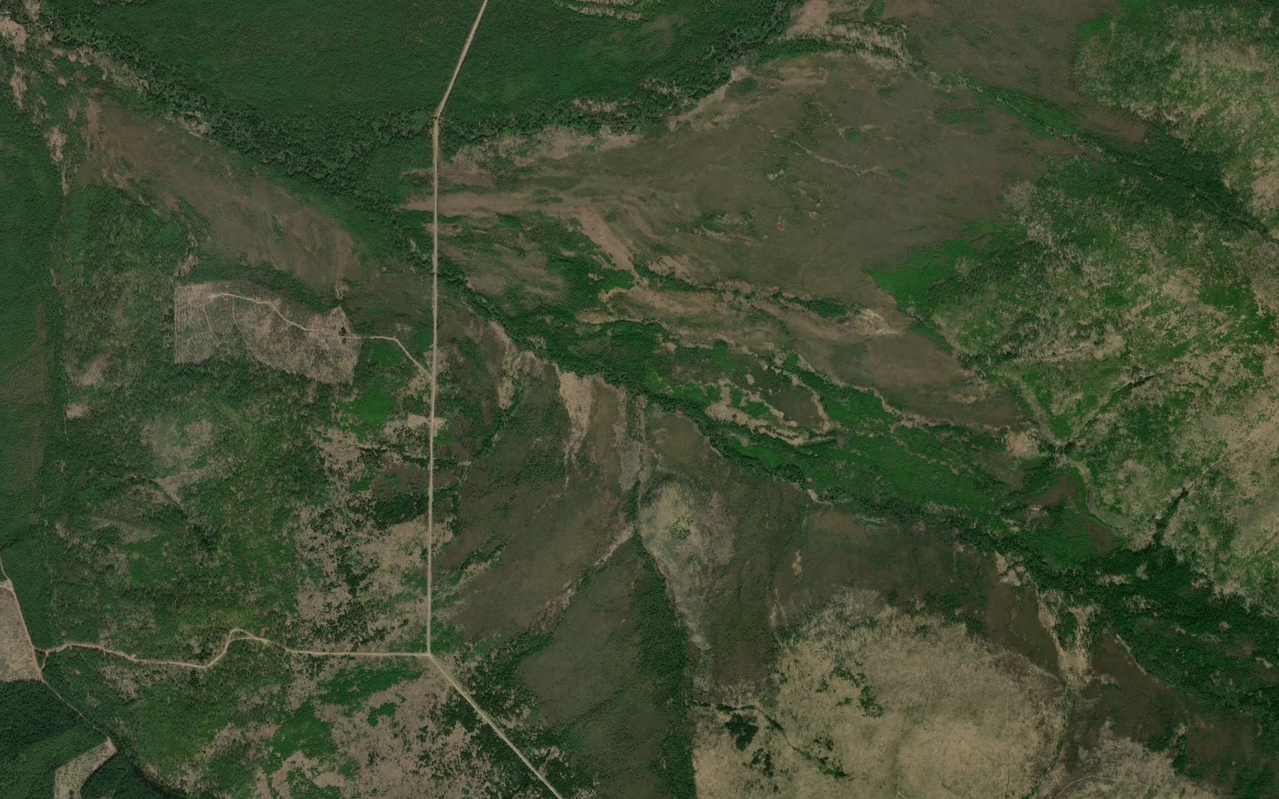 Satellite map of the Yastrebinyy