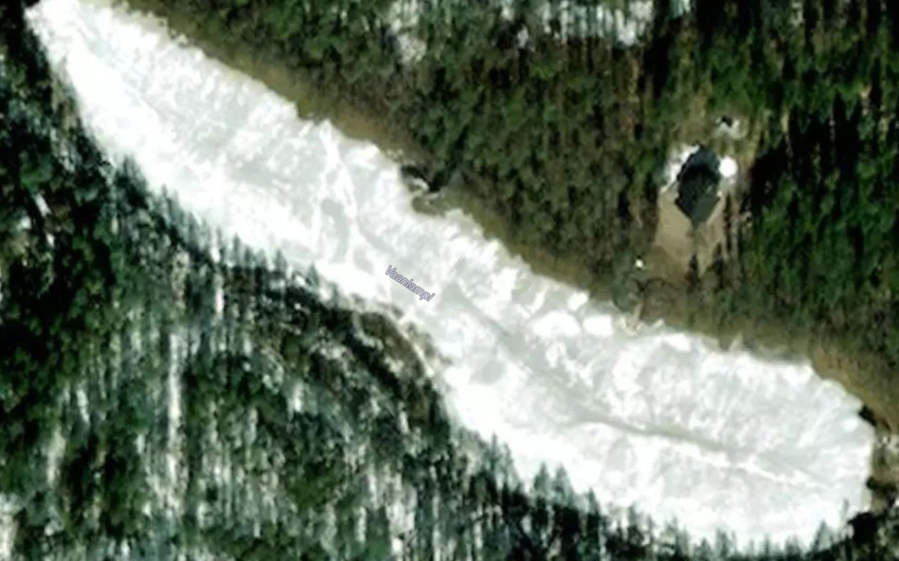Satellite map of the Vaanlampi