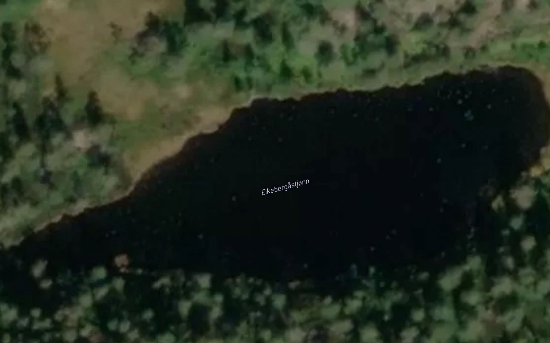 Satellite map of the Eikebergastjonn