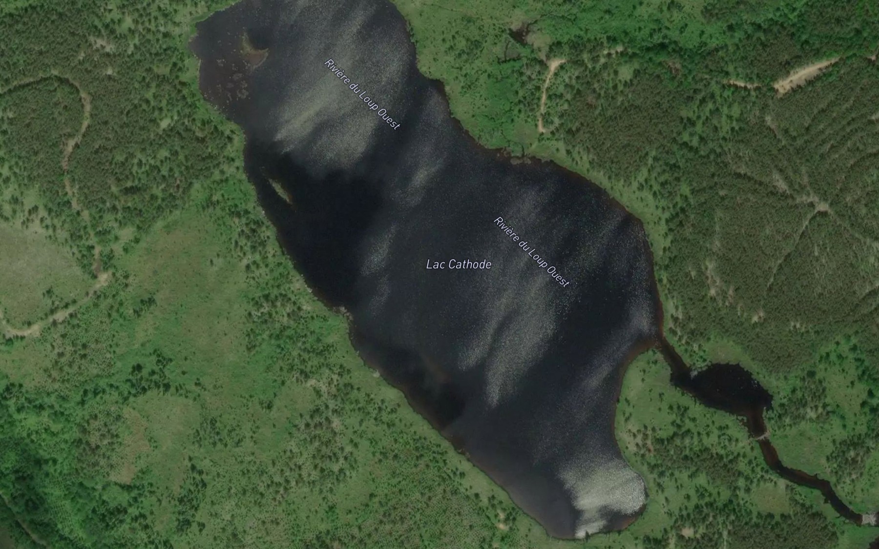 Satellite map of the Lac Cathode