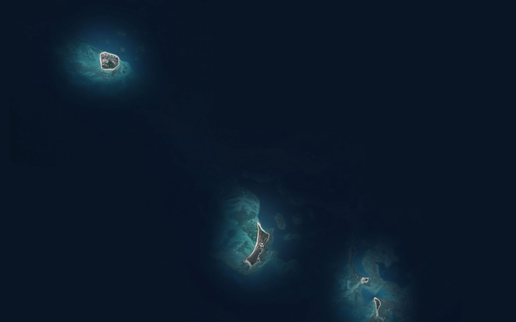 Satellite map of the Alacran Anchorage