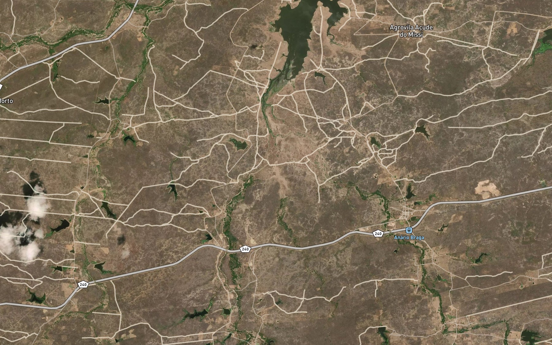 Satellite map of the Riacho Solim
