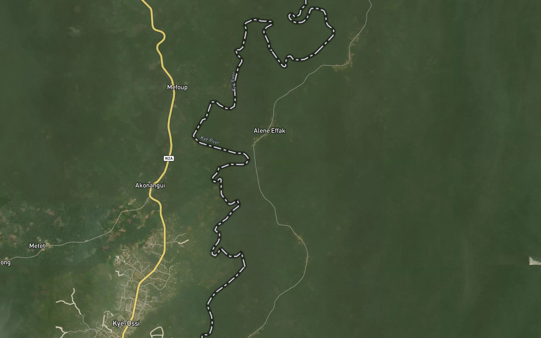 Satellite map of the Metho