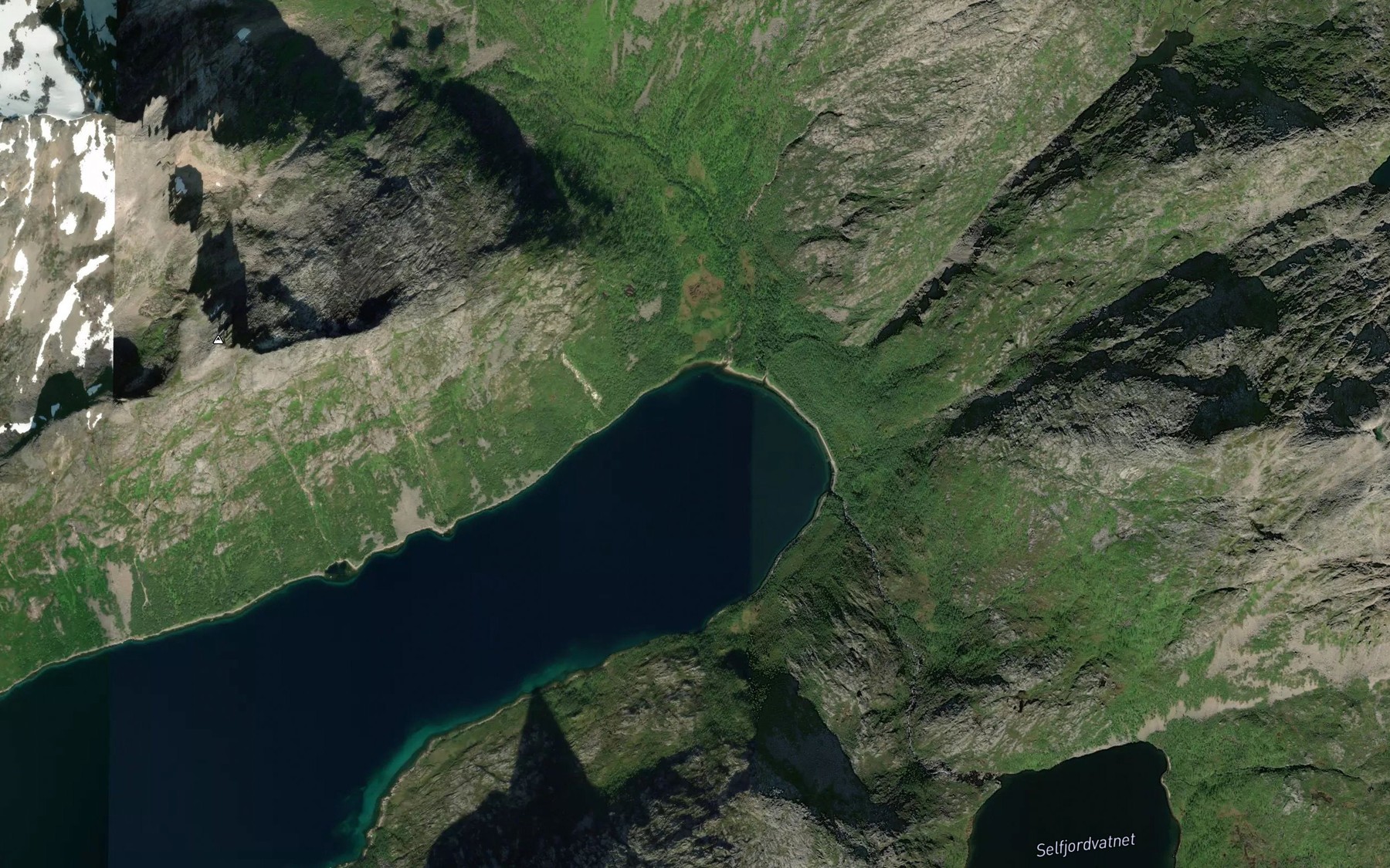 Satellite map of the Selfjordbotn