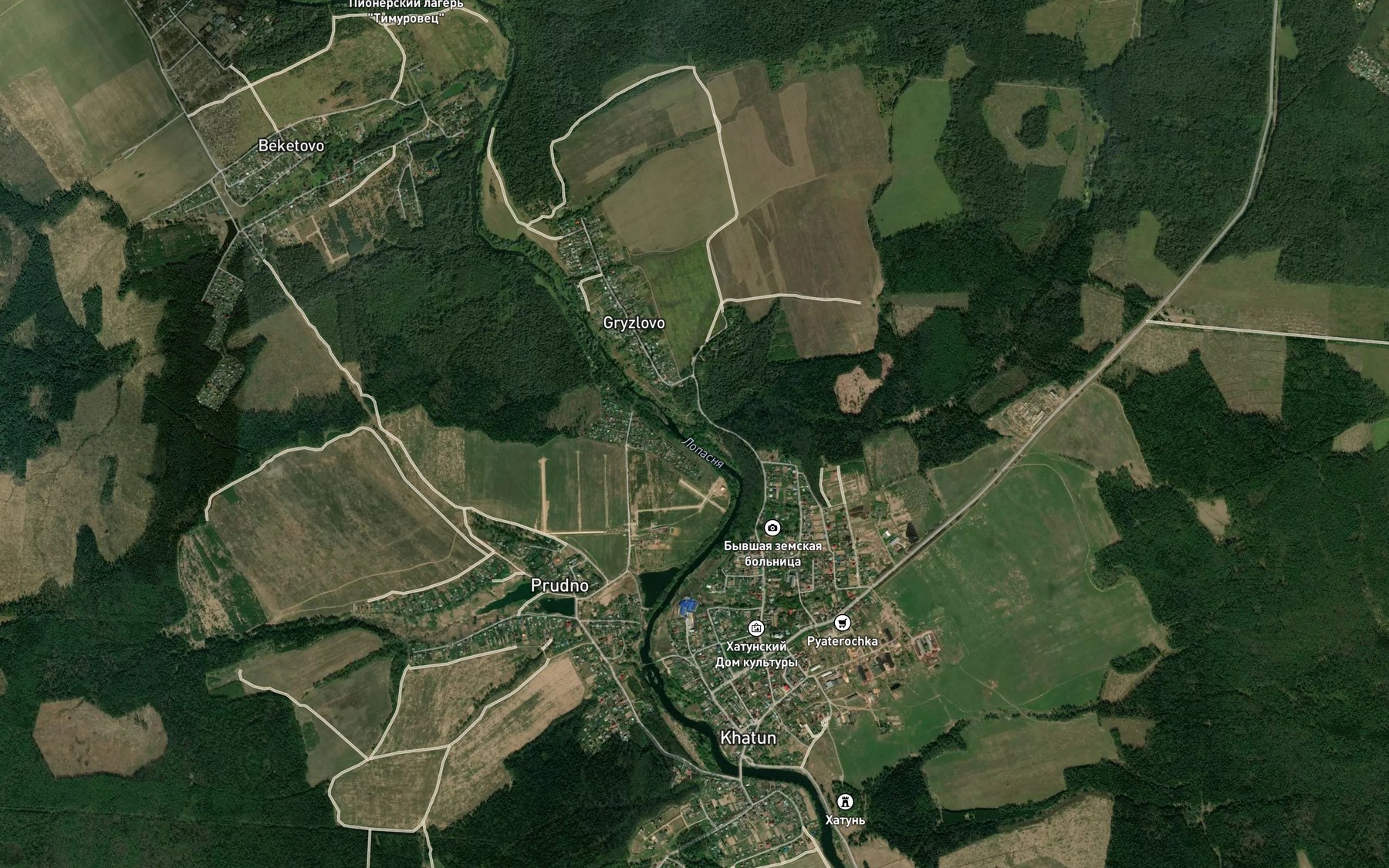Satellite map of the Anochinka