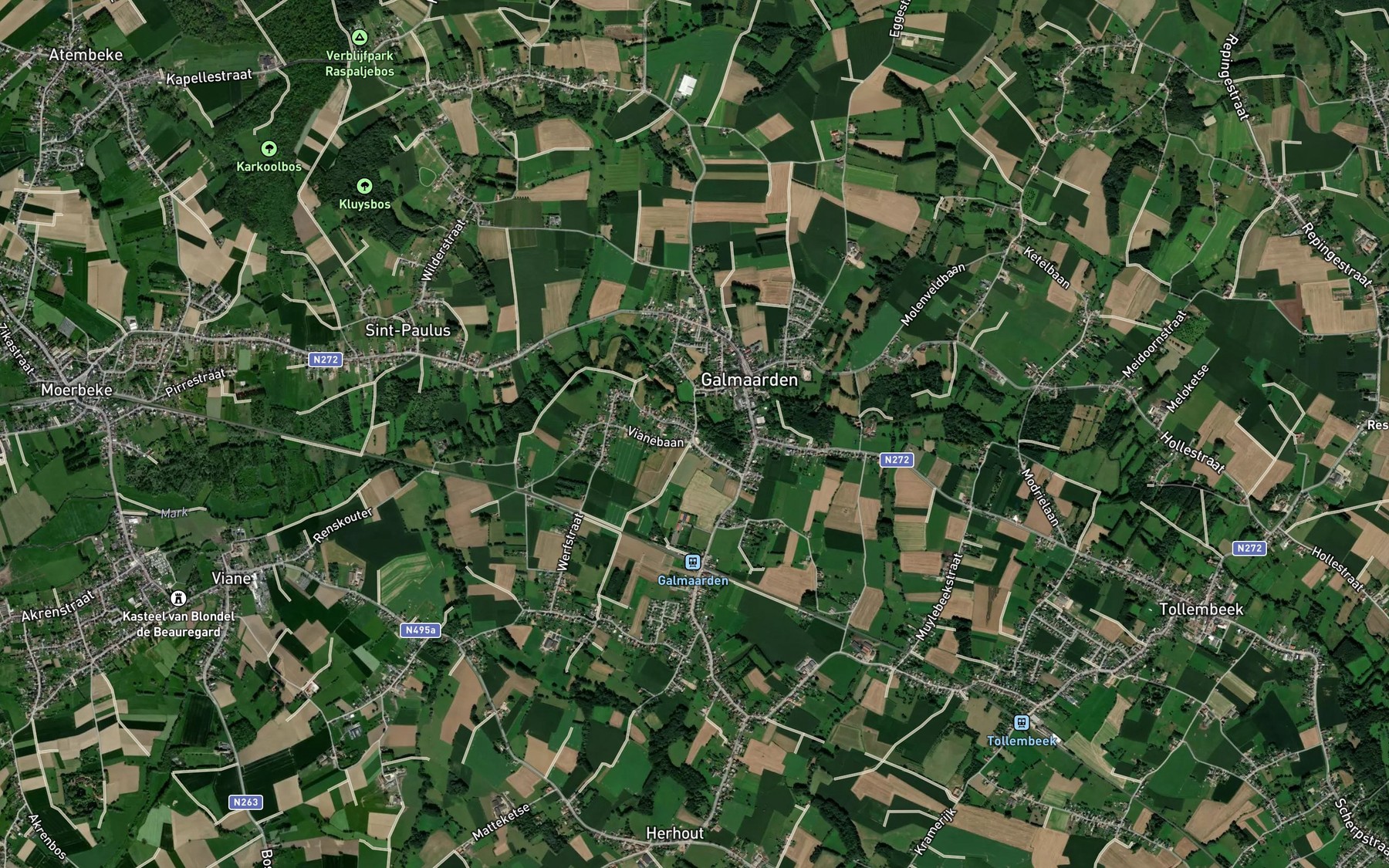 Satellite map of the Waterschapbeek
