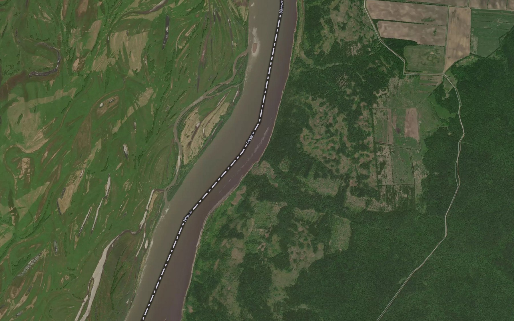 Satellite map of the Chuprova