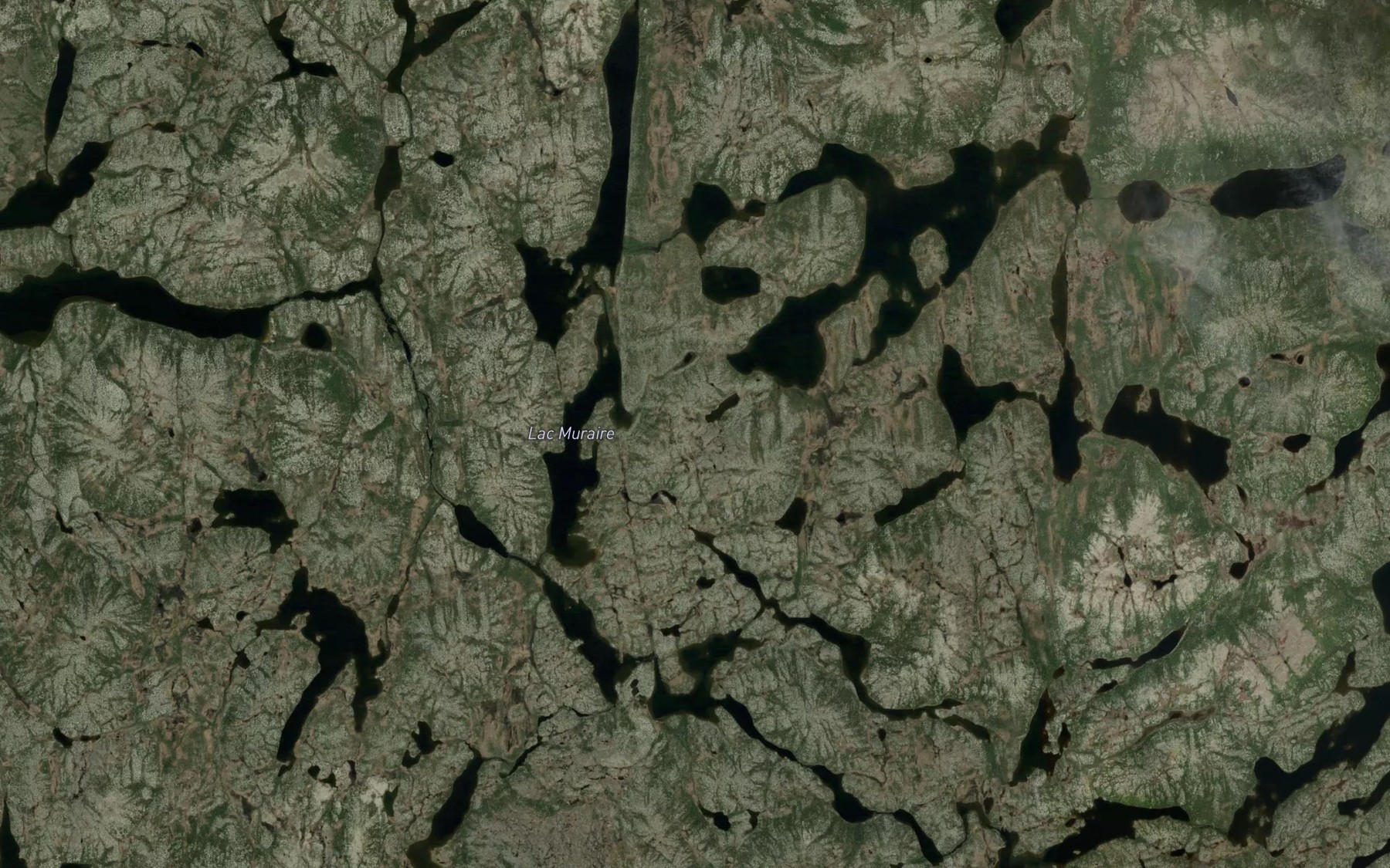 Satellite map of the Lac Muraire