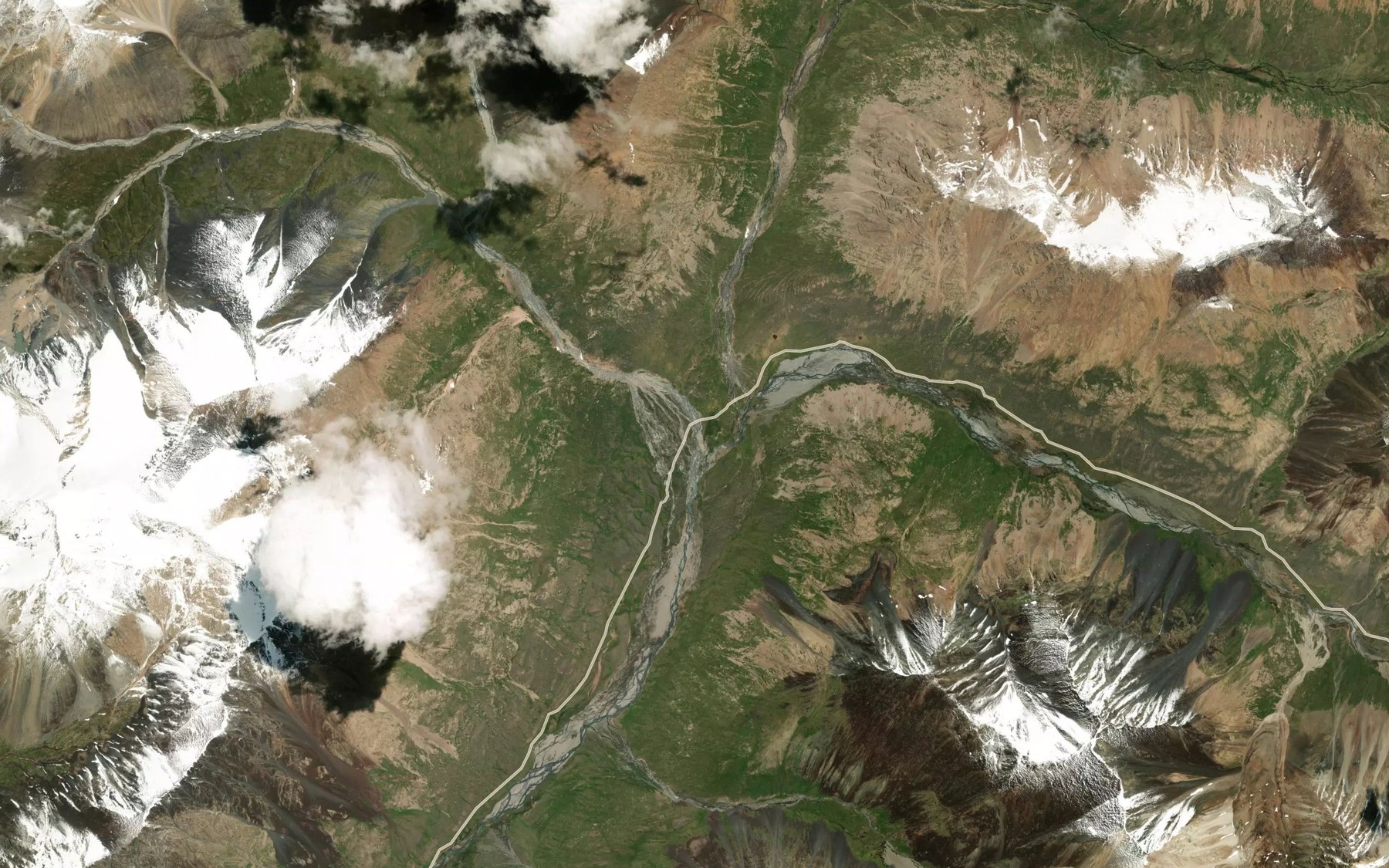 Satellite map of the Egiztor